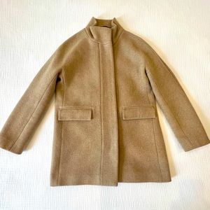Jcrew camel cocoon coat